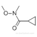 Ciclopropanocarboxamida, N-metoxi-N-metilo CAS 147356-78-3